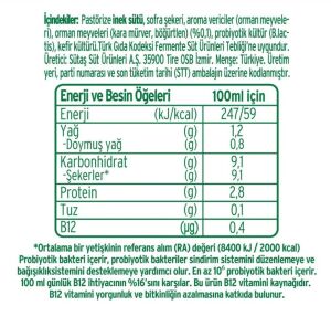 Sütaş Kaf Kefir Orman Meyveli 1 Lt