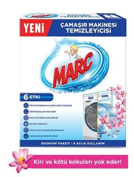 Marc Çamaşır Makinesi Temizleyicisi 2x250 Ml