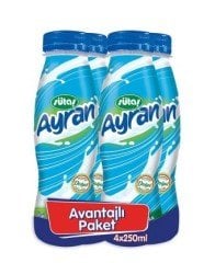 Sütaş Genç Şişe Ayran 4x250 Ml