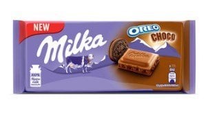 Milka Oreo Choco Sütlü Çikolata Kaplı Bisküvi Parça 100 Gr