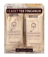 Mehmet Efendi Türk Kahvesi 12X6 Gr