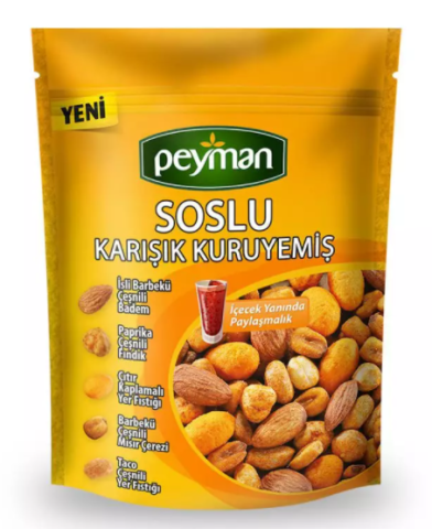 Peyman Soslu Karışık Kuruyemiş 180gr