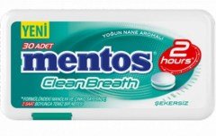 Mentos Clean Breath Yoğun Nane 21 Gr 30'lu