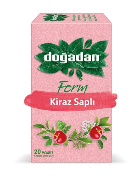 Doğadan Çay Form Kiraz Saplı 20li
