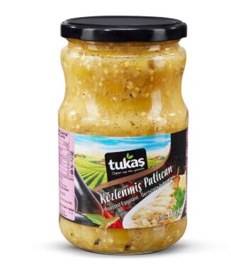 Tukaş Közlenmiş Patlıcan Cam 510gr