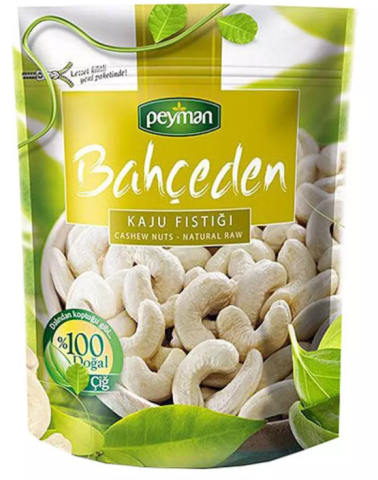 Peyman Bahçeden Çiğ Kaju Fıstığı 140 Gr