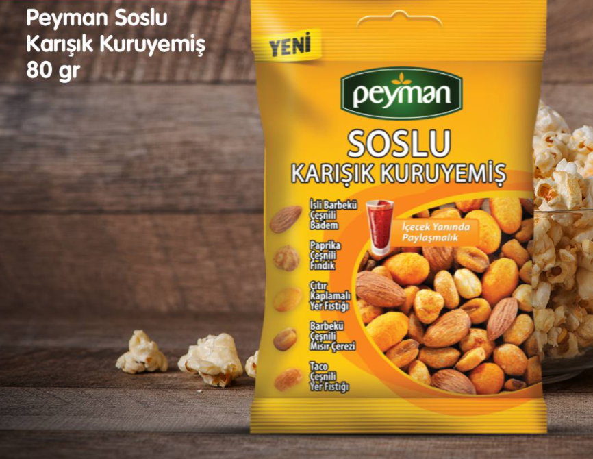 Peyman Soslu Karışık Kuruyemiş 75gr