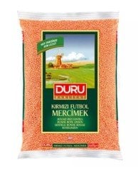 Duru Kırmızı Futbol Mercimek 2.5 Kg