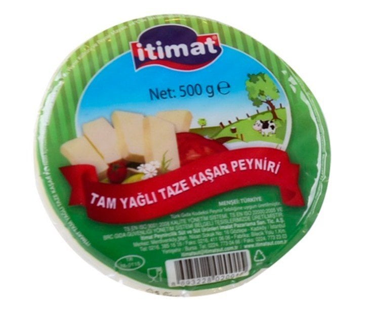 İtimat Taze Kaşar Peyniri 500 Gr