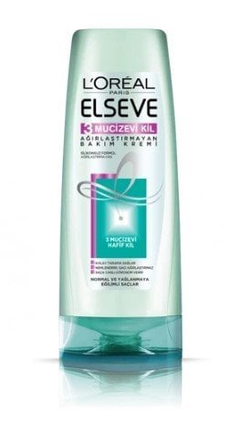 Elseve 3 Mucizevi Kil Ağırlaştırmayan Saç Bakım Kremi 360 Ml