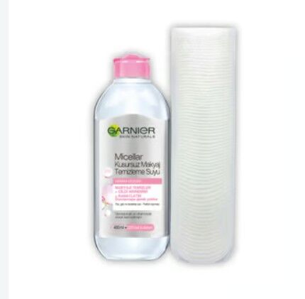 Garnier Micellar Temizleme Suyu 400ml + Pamuk Hediyeli