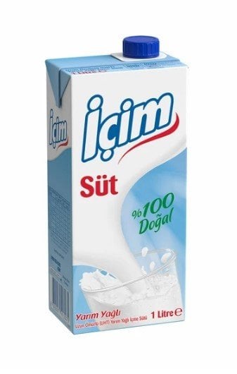 İçim Yarım Yağlı Süt 1 Lt