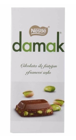 Nestle Damak Antep Fıstıklı Sütlü Çikolata 70 Gr