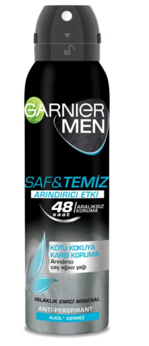 Garnier Deo 150ml Men Saf&Temiz