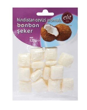 Elit Hindistan Cevizli Bonbon Şeker 125 Gr