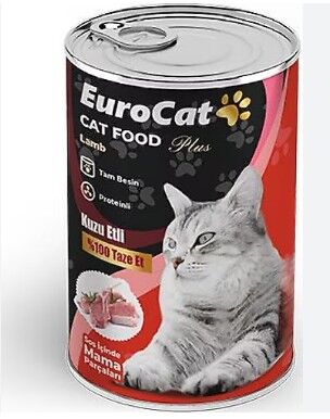 Ecocat Kedi Maması Yetişkin Kuzu Etli Konserve 400gr