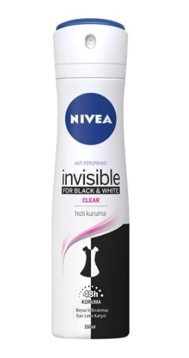 Nivea Invısıble Black&Whıte Clear Sprey Deodorant 150 Ml