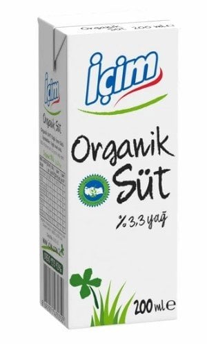 İçim Organik Süt 200 Ml