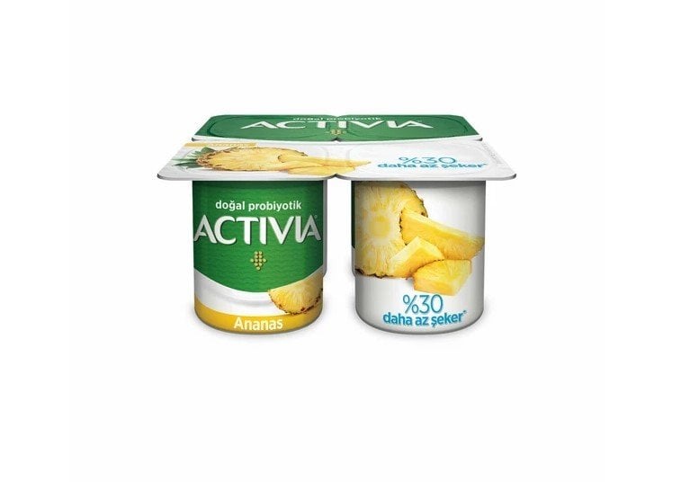 Danone Activia Ananaslı Yoğurt 4x100 Gr