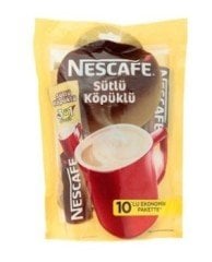 Nescafe Sütlü Köpüklü 3'ü 1 Arada 10x18 Gr
