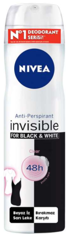 Nivea Deo Black&White İnvisible 150ml