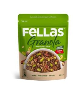 Fellas Vegan Granola Antep Fıstıklı 200gr