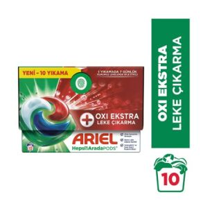 Ariel Pods Kapsül Oxi Beyazlar Renkliler 10lu