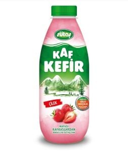 Sütaş Kaf Kefir Çilekli 1 Lt