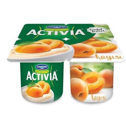 Danone Activia Kuru Kayısılı 4X100 Gr