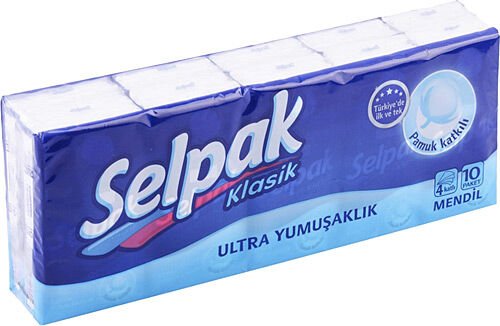 Selpak Mendil Klasik 10X10  Adet