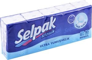 Selpak Mendil Klasik 10X10  Adet