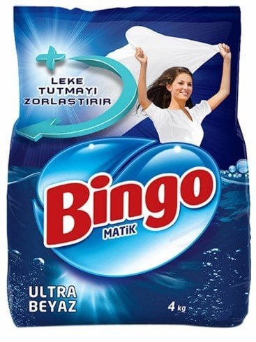 Bingo Toz Çamaşır Deterjanı Ultra Beyaz 4 kg