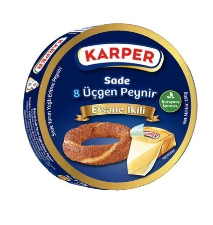 Karper Üçgen Peynir 8'li 100 Gr