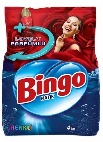 Bingo Toz Çamaşır Deterjanı Renkli 4 Kg