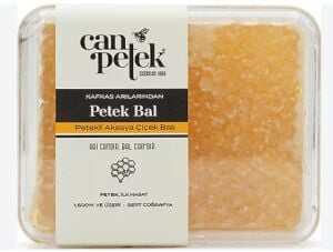 Canpetek Petekli Akasya Çiçek Balı 400gr