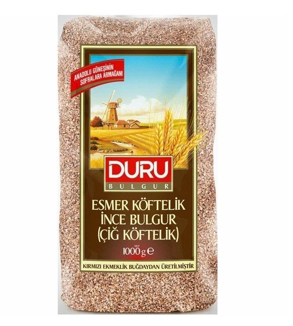 Duru Esmer Çiğ Köftelik Bulgur 1 Kg