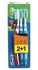 Oral-B Natural Fresh 40 Orta 2+1 Diş Fırçası
