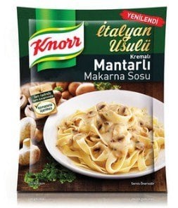 Knorr Makarna Sosu Kremalı Mantarlı 52 Gr
