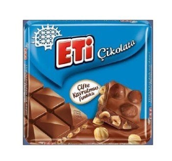 Eti Çifte Kavrulmuş Fındıklı Çikolata 60 Gr