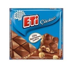 Eti Çifte Kavrulmuş Fındıklı Çikolata 60 Gr
