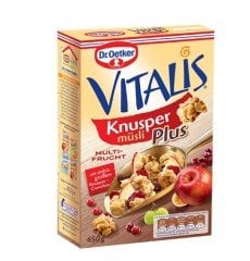 Dr. Oetker Vitalis Knusper Çıtır Multi Meyveli Müsli 450 Gr