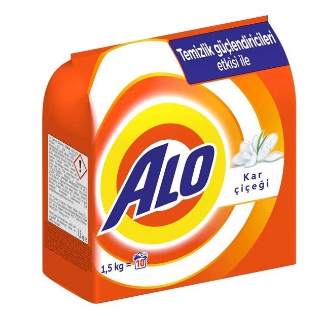 Alo Toz Çamaşır Deterjanı Kar Çiçeği 1.5 Kg