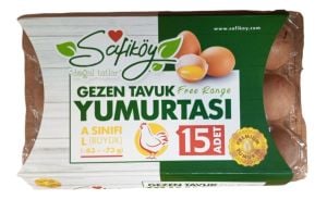 Safiköy Gezen Tavuk Yumurtası 15li