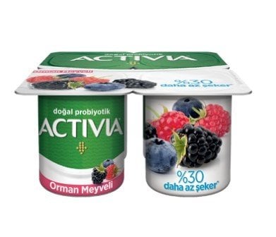 Danone Activia Yoğurt Orman Meyveli 4x100 Gr