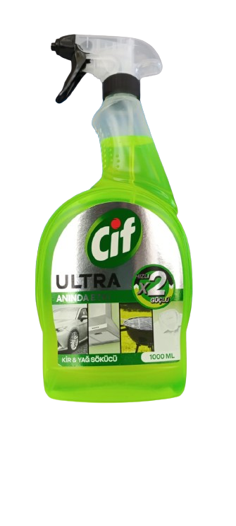 Cif Genel Temizlik Kir & Yağ Çözücü Sprey 1 Litre
