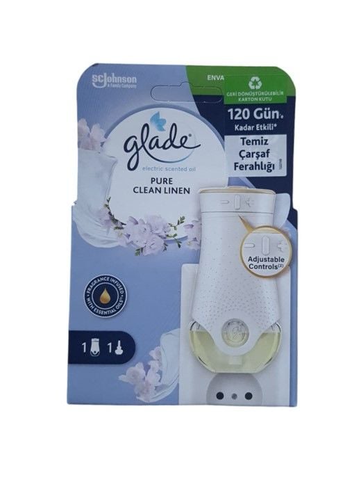 Glade Elektro Pure + Yedek 20ml Temiz Çarşaf
