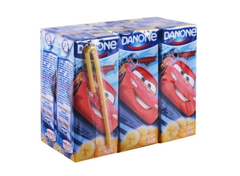 Danone Muz Aromalı Süt 6x180 Ml
