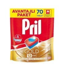 Pril Gold Tablet Deterjan 70'li