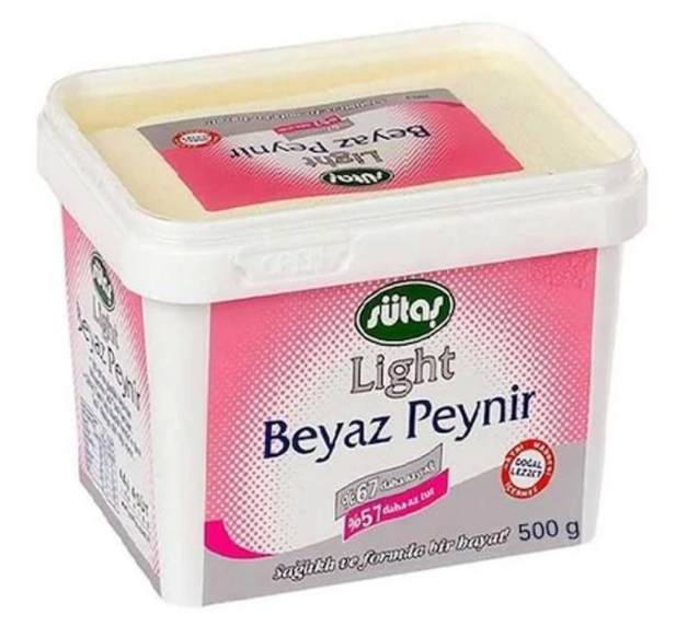 Sütaş Beyaz Peynir 500gr Light
