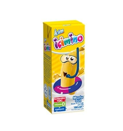 İçim İçimino Muzlu Süt 180ml